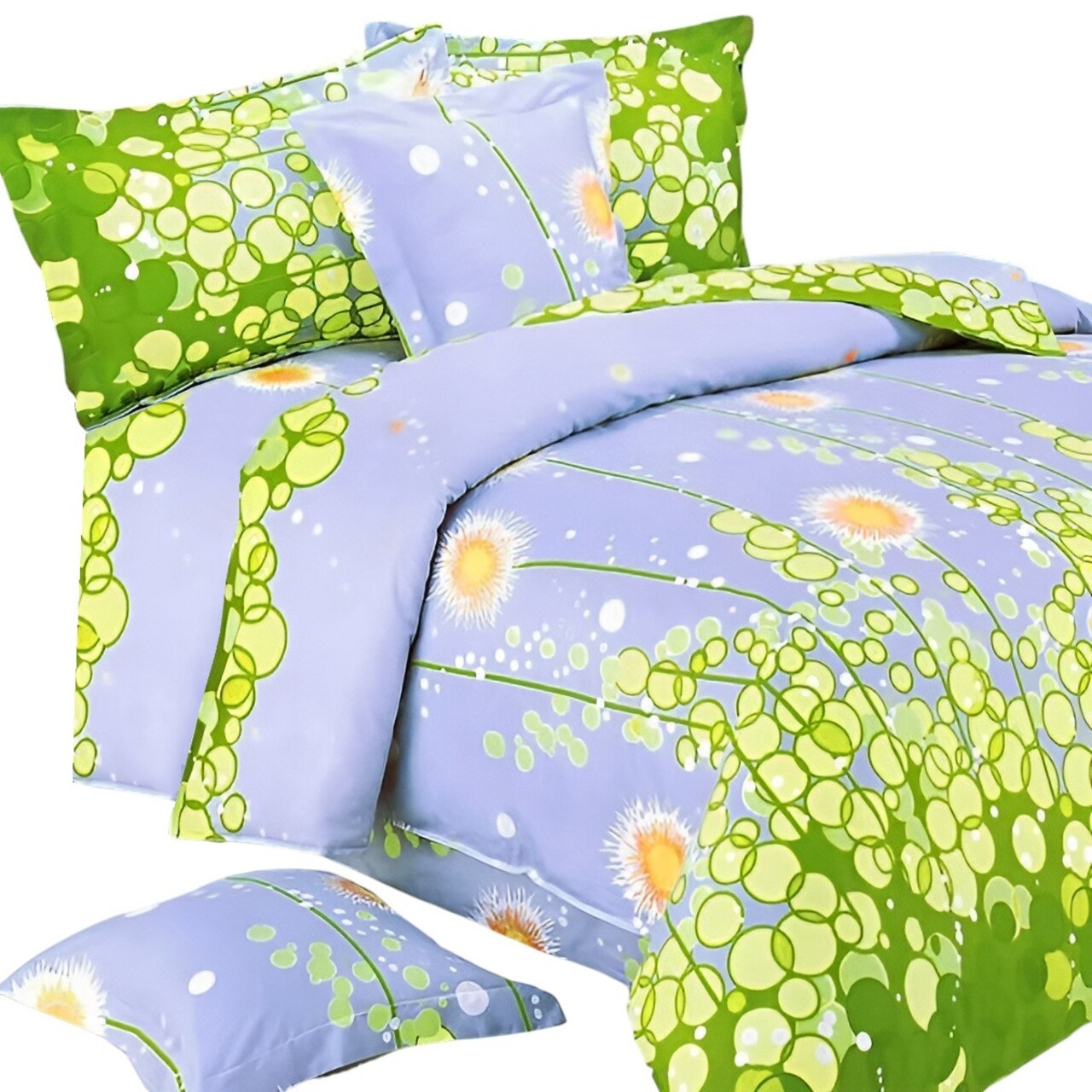 Mini Bed in a Bag 300 GSM Cotton Bedding Set Duvet Cover with Plush Down-Alternative Comforter, Pillows & Shams